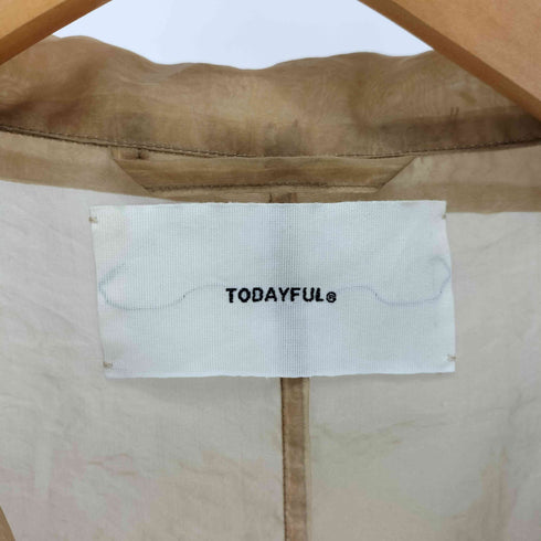 トゥデイフル TODAYFUL Sheer Shirts Gown シアー シャツ ガウン レディース JPN:36