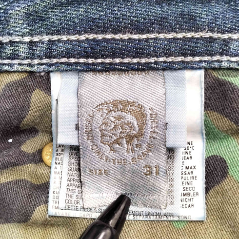 ディーゼルインダストリー Diesel Industry ZATHAN ブーツカット デニムパンツ メンズ 31X32