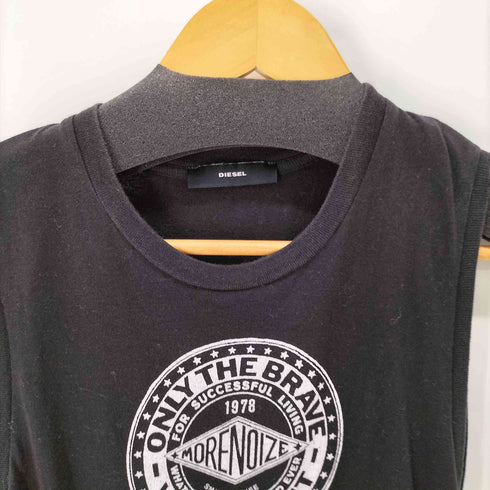 ディーゼル DIESEL Tシャツドッキング ノースリーブワンピース レディース