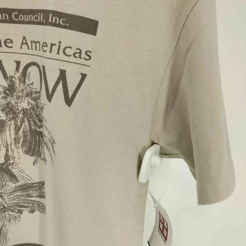 ヘインズ Hanes 00S BEEFY-T Festival Of Americas Pow wow プリント S/S Tシャツ メンズ import:M