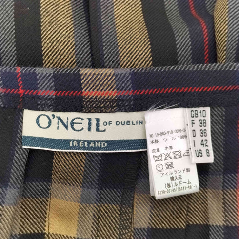 オニールオブダブリン ONEIL OF DUBLIN チェックラップスカート レディース US8