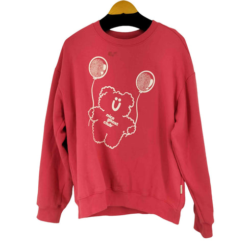 NICE GHOST CLUB プリント クルーネックスウェット レディース JPN:L