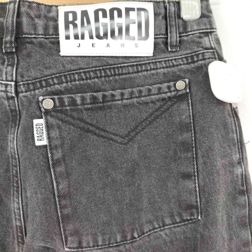 RAGGED ブラックフレアデニム レディース