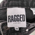 RAGGED ブラックフレアデニム レディース