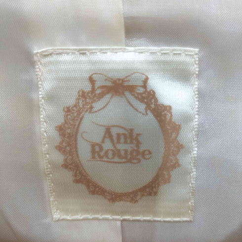アンクルージュ Ank Rouge リボン ファー付き ポンチョ レディース