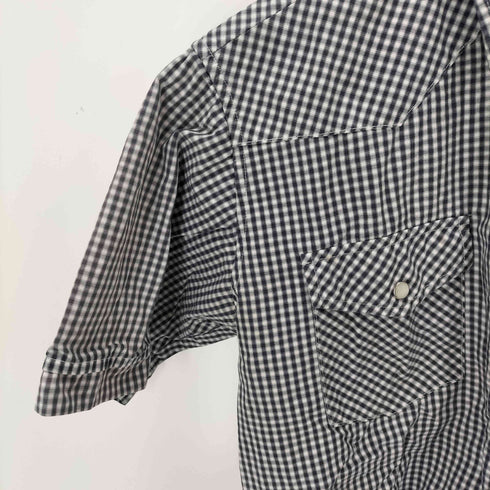 アベイシングエイプ A BATHING APE ギンガムチェックウエスタンシャツ メンズ JPN:M