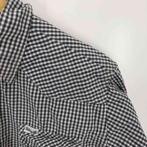アベイシングエイプ A BATHING APE ギンガムチェックウエスタンシャツ メンズ JPN:M