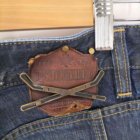 ディースクエアード DSQUARED2 USED加工3Dデニムパンツ メンズ 44