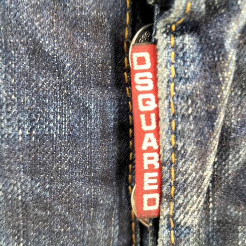 ディースクエアード DSQUARED2 USED加工3Dデニムパンツ メンズ 44