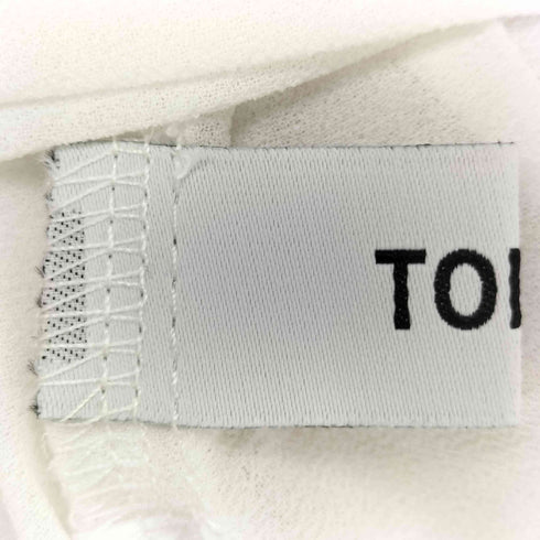 トナル TONAL ジョーゼットバイカラーフリルブラウス レディース JPN:38
