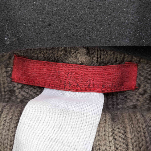 メルローズ MELROSE アクリル ウール混 ケーブルタートルニット レディース