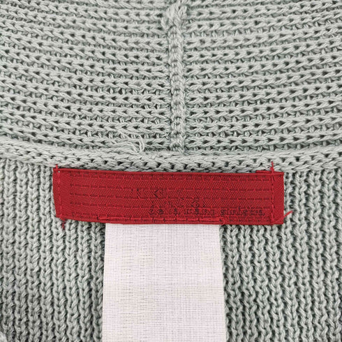 ノータデラマノシニストラ nota della mano sinistra ディープVネック アクリルニットプルオーバー レディース FREE