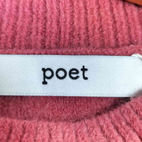 poet モックネック シャギーニット レディース