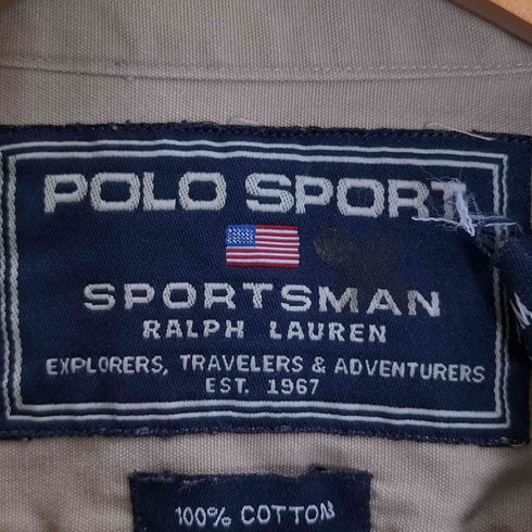 ポロスポーツラルフローレン POLO SPORT RALPH LAUREN フラップポケットシャツ メンズ import:M