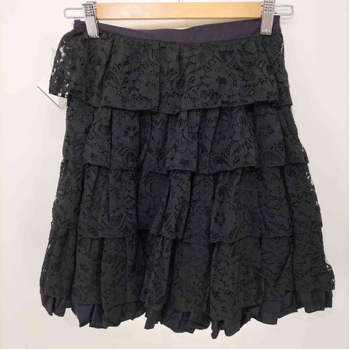 ブラックピースナウ BLACK PEACE NOW 花柄レース フリル フレアスカート レディース JPN:M