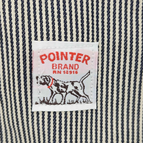 ポインター POINTER MADE IN USA AGE16 ストライプオーバーオール レディース AGE16