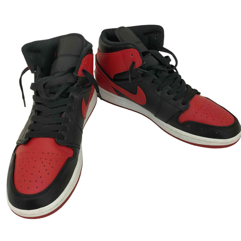 ジョーダンブランド JORDAN BRAND 2020年 エア ジョーダン 1 ミッド ブラック/ジムレッド-ホワイト メンズ JPN:28
