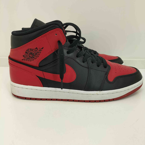 ジョーダンブランド JORDAN BRAND 2020年 エア ジョーダン 1 ミッド ブラック/ジムレッド-ホワイト メンズ JPN:28