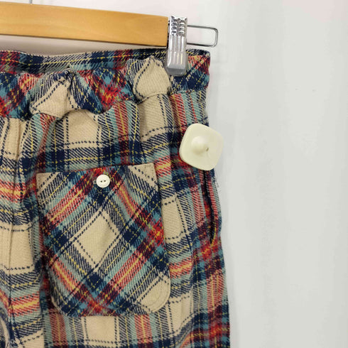 ビームスボーイ BEAMS BOY 23AW ワーク チェック イージーパンツ レディース