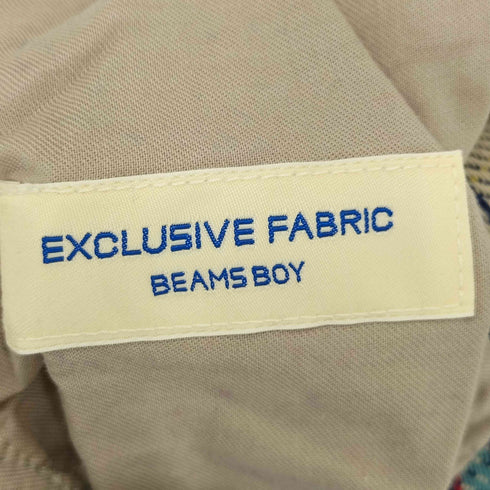 ビームスボーイ BEAMS BOY 23AW ワーク チェック イージーパンツ レディース