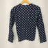 プレイコムデギャルソン PLAY COMME des GARCONS ロゴワッペン ドット柄L/Sカットソー レディース JPN:S