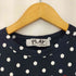 プレイコムデギャルソン PLAY COMME des GARCONS ロゴワッペン ドット柄L/Sカットソー レディース JPN:S