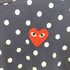 プレイコムデギャルソン PLAY COMME des GARCONS ロゴワッペン ドット柄L/Sカットソー レディース JPN:S