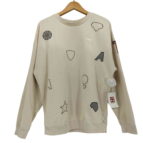 アディダスオリジナルス adidas Originals AUG SWEATSHIRTS トレフォイルロゴ 刺繍 スウェット トレーナー レディース JPN:S