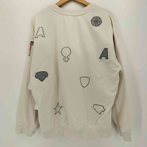 アディダスオリジナルス adidas Originals AUG SWEATSHIRTS トレフォイルロゴ 刺繍 スウェット トレーナー レディース JPN:S