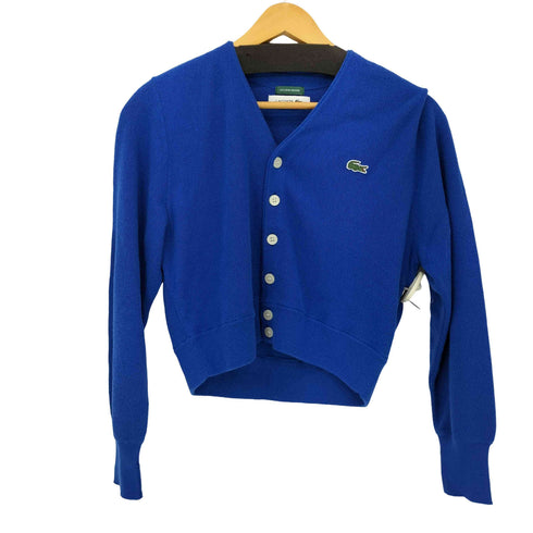ラコステ LACOSTE 別注 ショート丈 ロングスリーブ カーディガン レディース JPN:36
