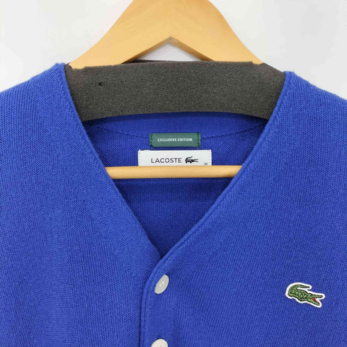 ラコステ LACOSTE 別注 ショート丈 ロングスリーブ カーディガン レディース JPN:36