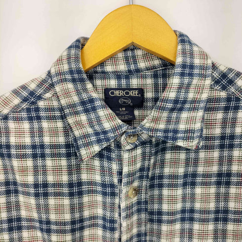 チェロキー Cherokee 90S~00S L/S フラップポケット ヘビネルシャツ メンズ JPN:L