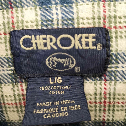 チェロキー Cherokee 90S~00S L/S フラップポケット ヘビネルシャツ メンズ JPN:L