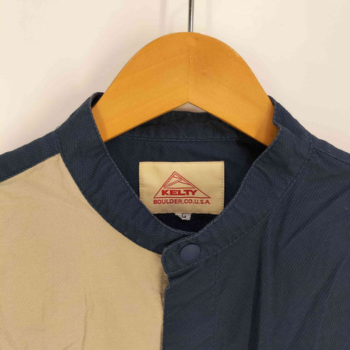 ケルティ KELTY 別注 バンドカラー半袖シャツ メンズ L