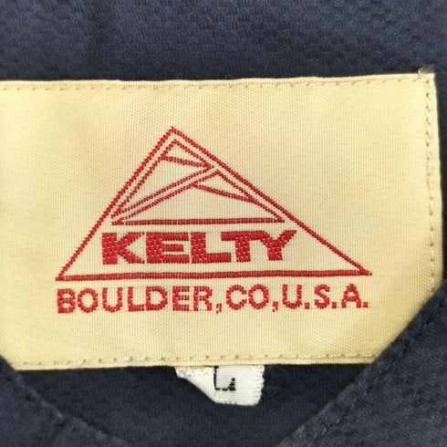 ケルティ KELTY 別注 バンドカラー半袖シャツ メンズ L