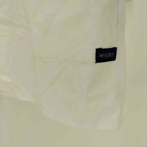 RMF SCRUBS old ロゴ刺繍 ホワイトコート メンズ