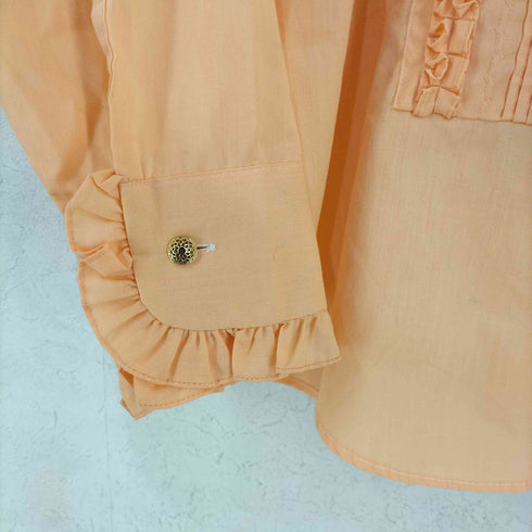 PALM BEACH FORMALS USA製 ユニオンチケット フリルシャツ メンズ import:M
