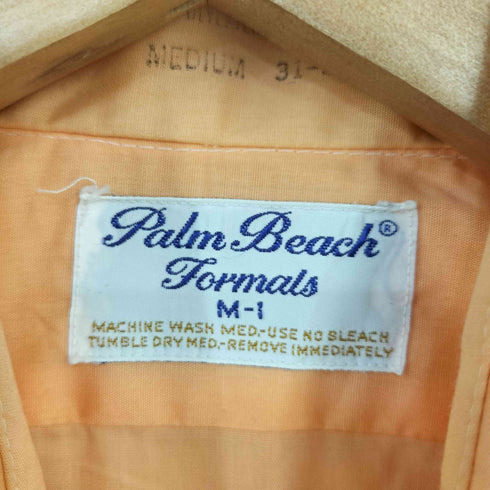 PALM BEACH FORMALS USA製 ユニオンチケット フリルシャツ メンズ import:M