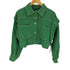 HELLO.SANFRANCISCO 22AW カット アウトカラー ショート ジャケット 2WAY カラー デニム レディース ONE SIZE