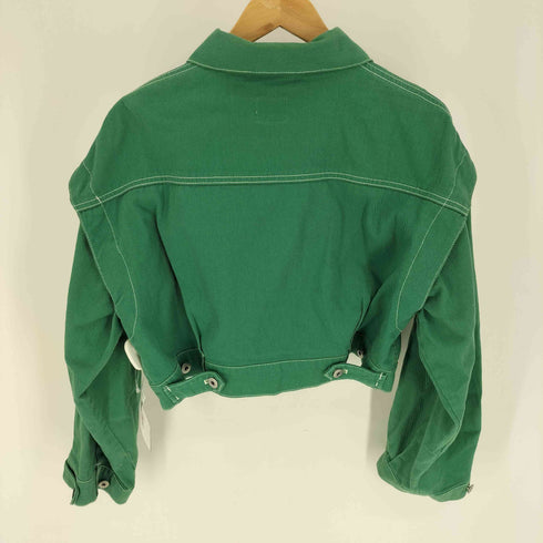 HELLO.SANFRANCISCO 22AW カット アウトカラー ショート ジャケット 2WAY カラー デニム レディース ONE SIZE
