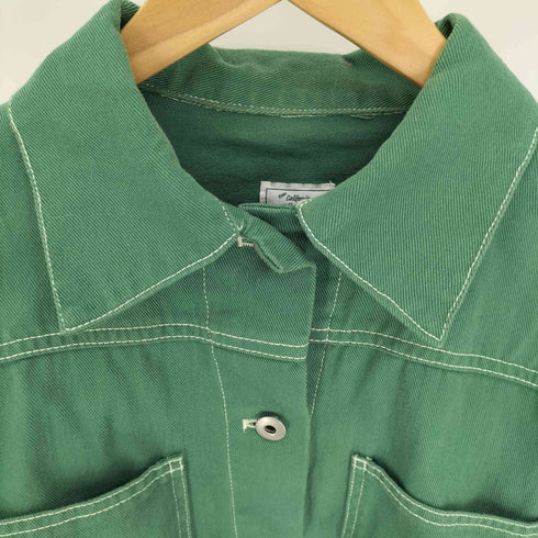 HELLO.SANFRANCISCO 22AW カット アウトカラー ショート ジャケット 2WAY カラー デニム レディース ONE SIZE