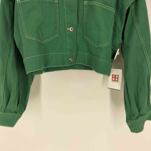 HELLO.SANFRANCISCO 22AW カット アウトカラー ショート ジャケット 2WAY カラー デニム レディース ONE SIZE