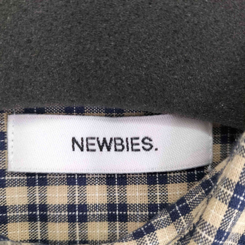 NEWBIES チェック L/Sシャツ メンズ