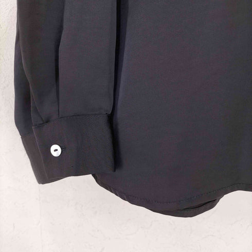 ザラ ZARA ポリサテン 比翼サテンL/Sシャツ レディース JPN:L