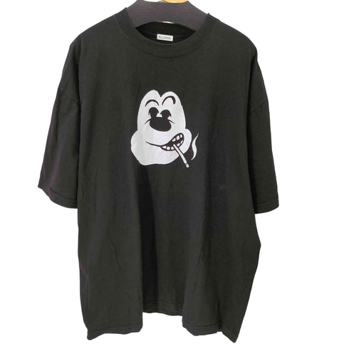 ウィリーチャバリア WILLY CHAVARRIA ruff neck t フロントキャラクタープリント S/S Tシャツ メンズ