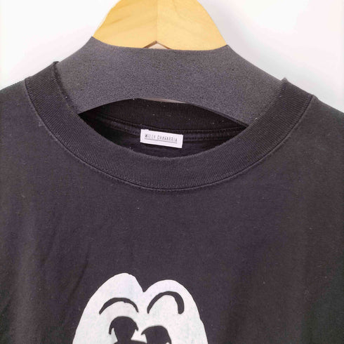 ウィリーチャバリア WILLY CHAVARRIA ruff neck t フロントキャラクタープリント S/S Tシャツ メンズ