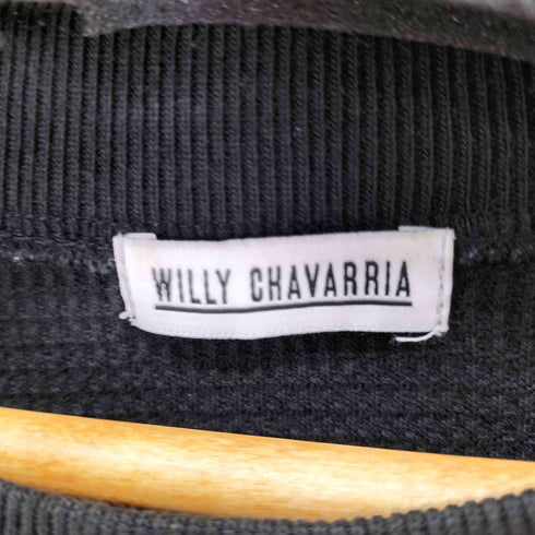 ウィリーチャバリア WILLY CHAVARRIA オーバーサイズ S/S サーマル メンズ import:L