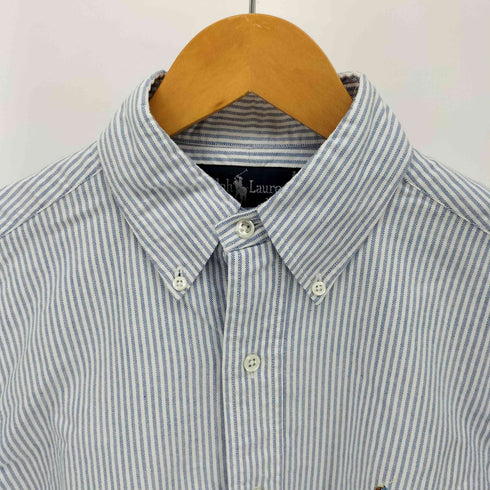 ラルフローレン RALPH LAUREN ポニー刺繍 ストライプ ボタンダウン L/S シャツ メンズ 14 1/2-32