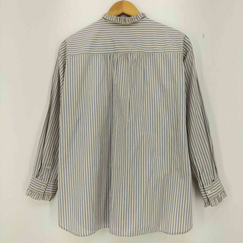 ユナイテッドアローズ UNITED ARROWS C スタンドカラー フリル ブラウス W† レディース JPN:36