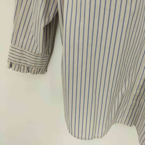 ユナイテッドアローズ UNITED ARROWS C スタンドカラー フリル ブラウス W† レディース JPN:36